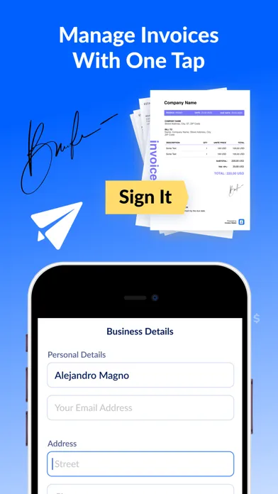 Capturas de pantalla de Invoice Maker: Easy Receipts