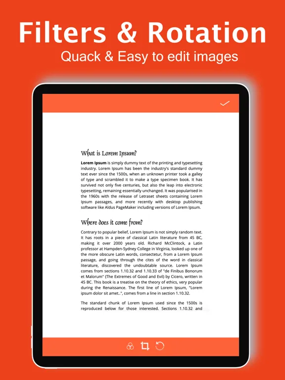 Captures d'écran de PDF Photos - JPG to PDF iPad 
