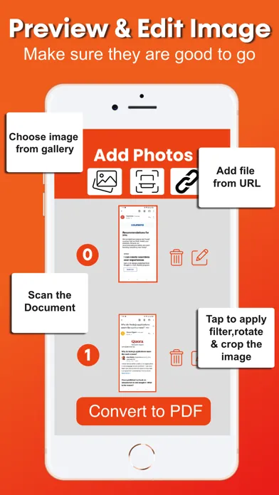 Captures d'écran de PDF Photos - JPG to PDF