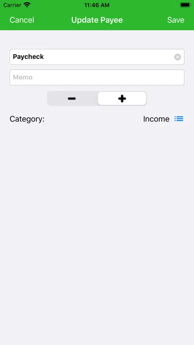 Captures d'écran de myBill$ Lite