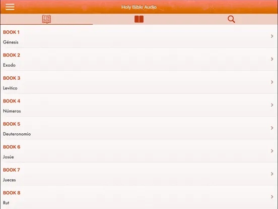 Holy Bible Audio Reina Valera iPad 应用截图