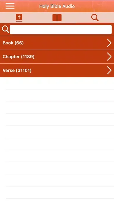 Ảnh chụp màn hình của Korean Bible Audio: 한국어 성경 오디오