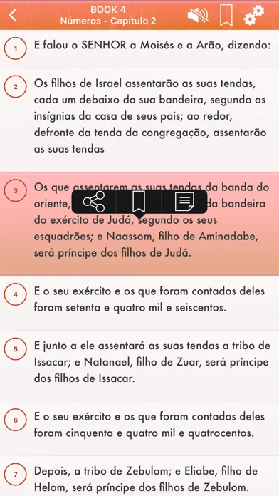 Tangkapan skrin Portuguese Bible Audio mp3 Pro