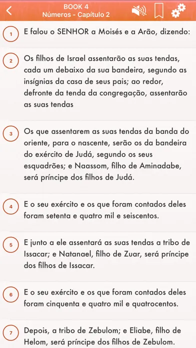 Tangkapan skrin Portuguese Bible Audio mp3 Pro