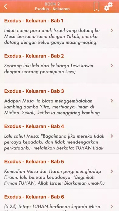 Captures d'écran de Indonesia Bahasa Alkitab