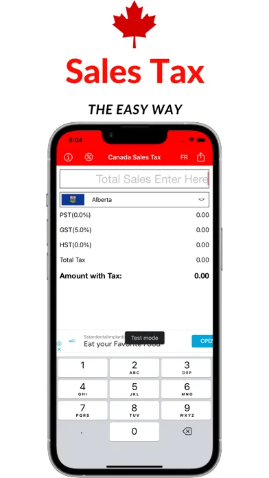Sales Tax Calculator - Canada سکرین شاٹس