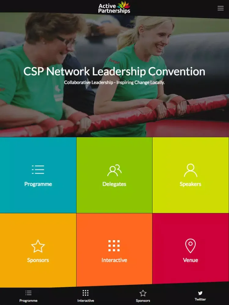 Active Partnerships Events iPad  স্ক্রিনশট