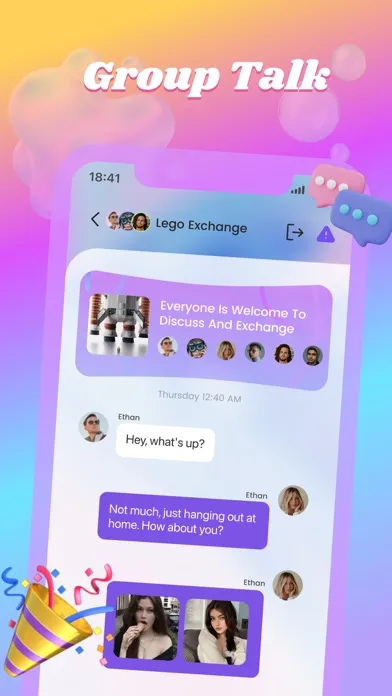 Capturas de pantalla de Chamy-Live Video Chat,Meet