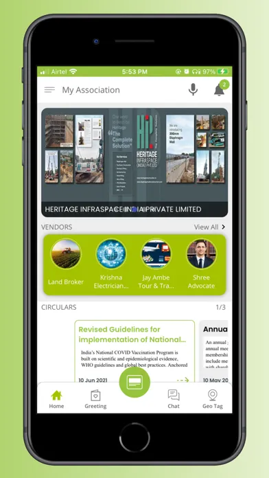 Скриншоты My Association App