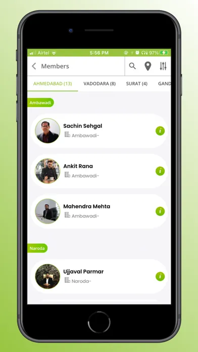 Скриншоты My Association App