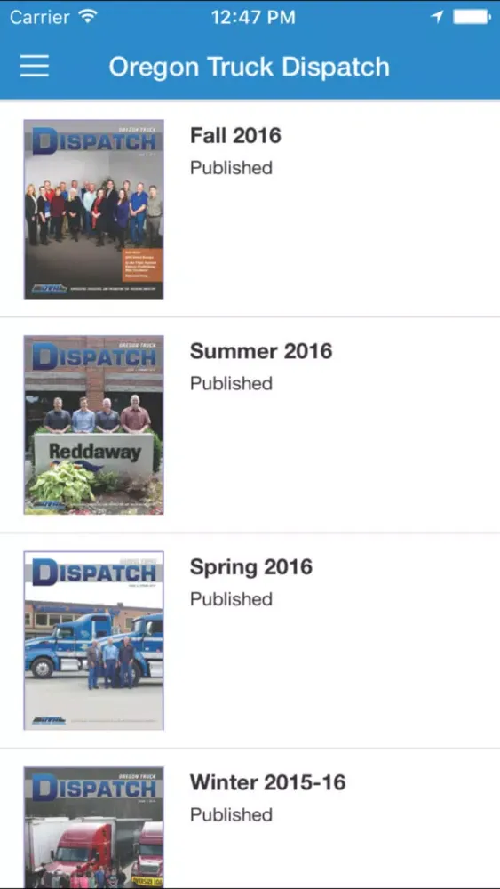 Oregon Truck Dispatch Screenshots