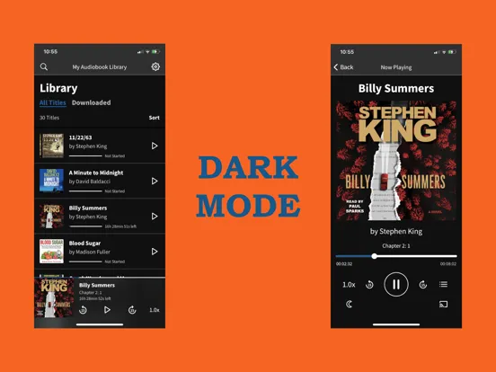 Capturas de pantalla de My Audiobook Library iPad 