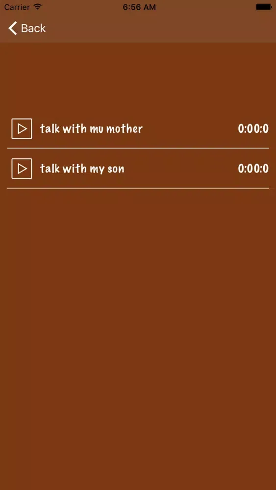 Echo Voice Recorder Screenshots