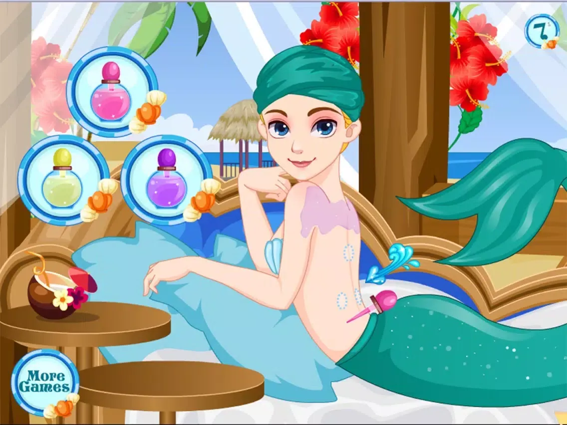 My Beautiful Mermaid Princess Dressup makeup games iPad  স্ক্রিনশট
