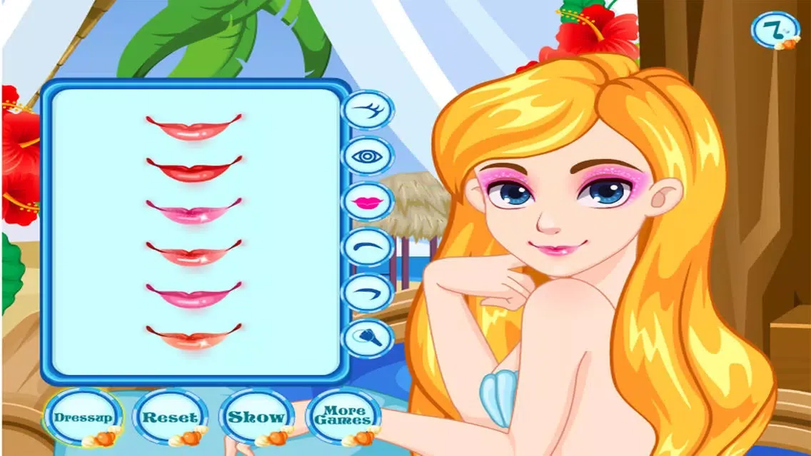 My Beautiful Mermaid Princess Dressup makeup games স্ক্রিনশট