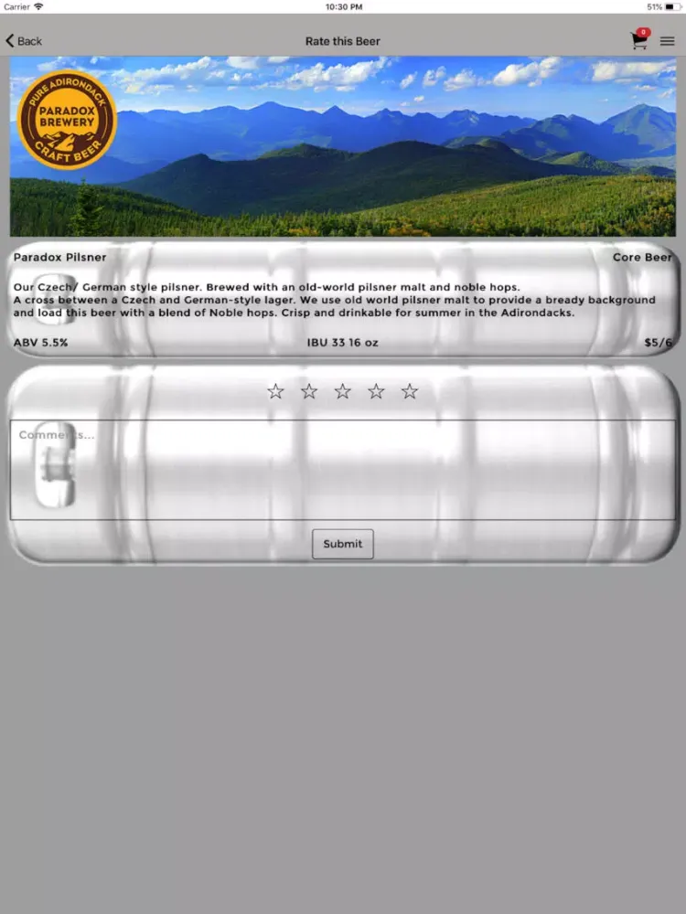 Paradox Brewery iPad 应用截图