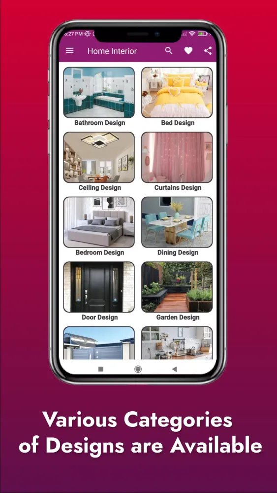Ảnh chụp màn hình của Home Interior