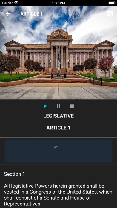 US Consti स्क्रीनशॉट