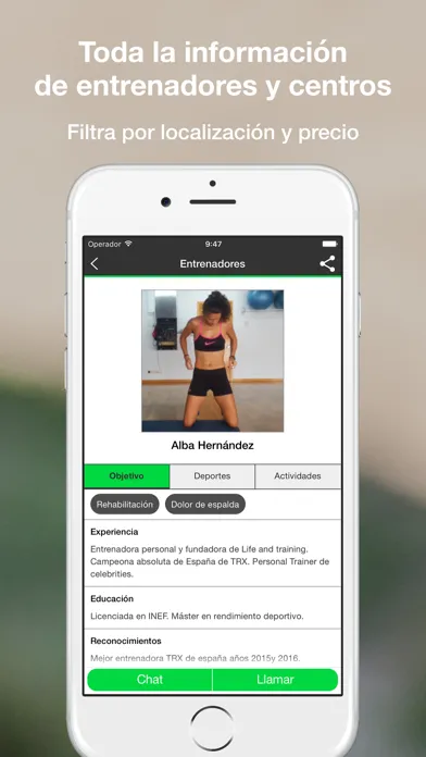 Captures d'écran de FITAPP.pro