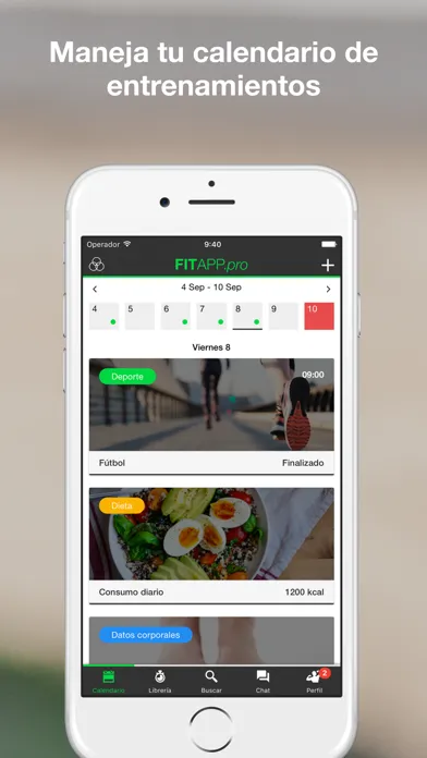 Captures d'écran de FITAPP.pro