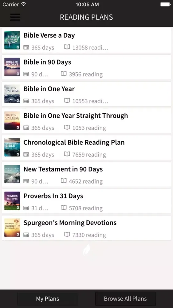Скриншоты MyBible.com