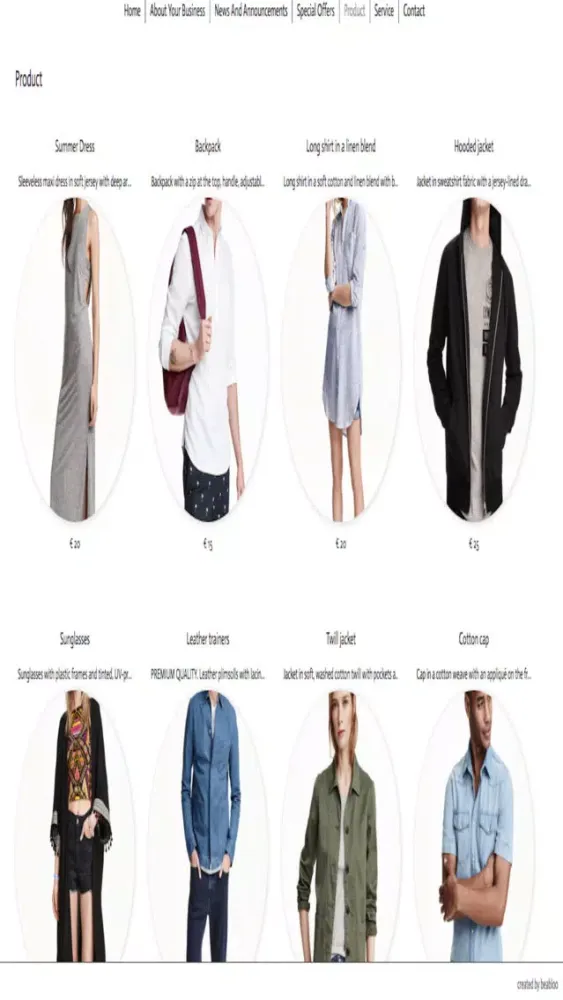 Ảnh chụp màn hình của Fashion Shop Shanghai