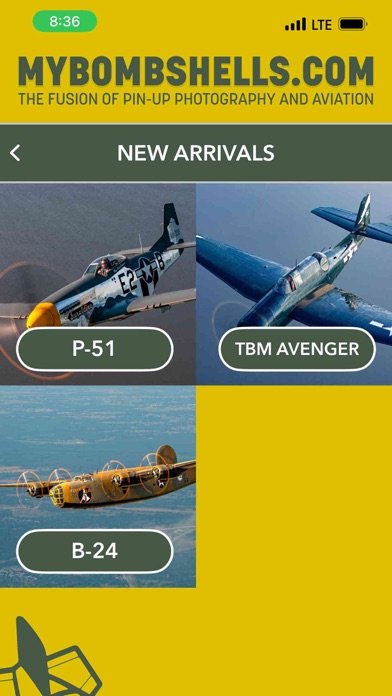 My Bombshells Wallpaper App Screenshots