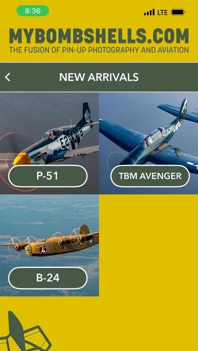 Capturas de tela do My Bombshells Wallpaper App