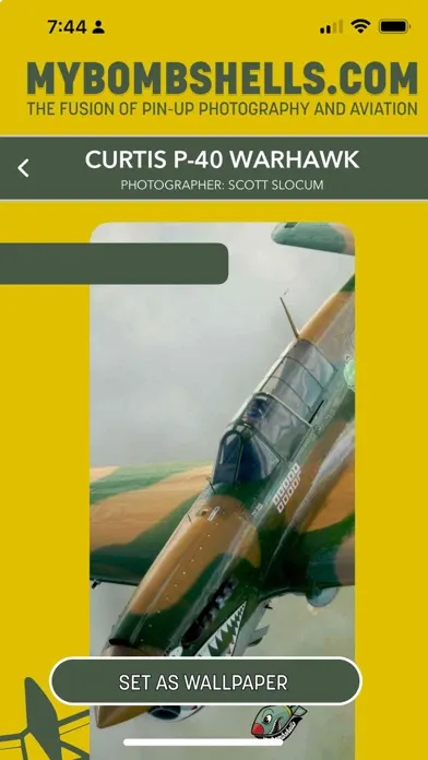 Capturas de tela do My Bombshells Wallpaper App