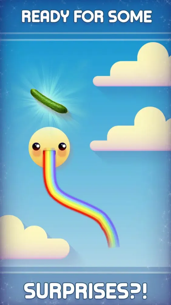 ภาพหน้าจอของ Rainbow Puke