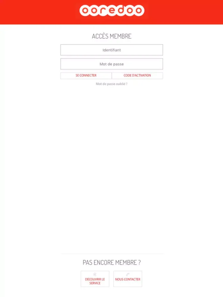 MYConcierge by Ooredoo iPad  स्क्रीनशॉट
