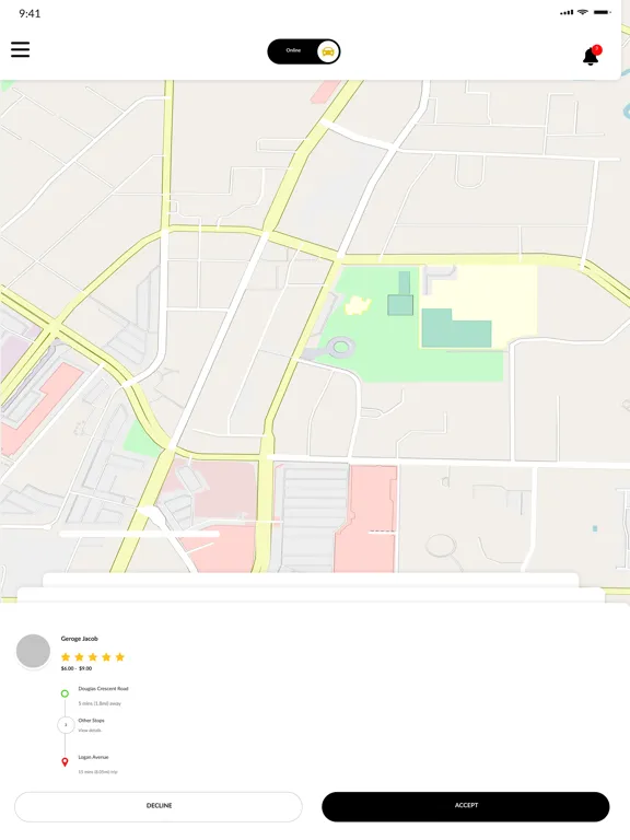 MyCab Drivers iPad 应用截图
