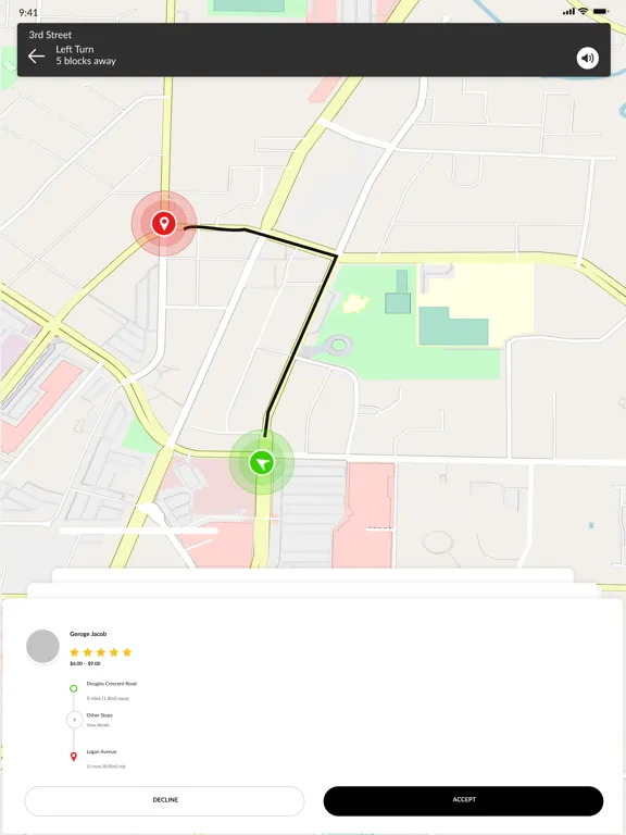 MyCab Drivers iPad 应用截图