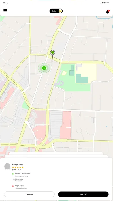 MyCab Drivers应用截图