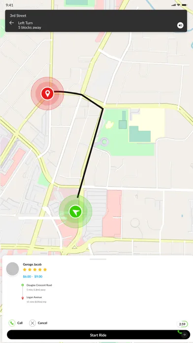 MyCab Drivers应用截图