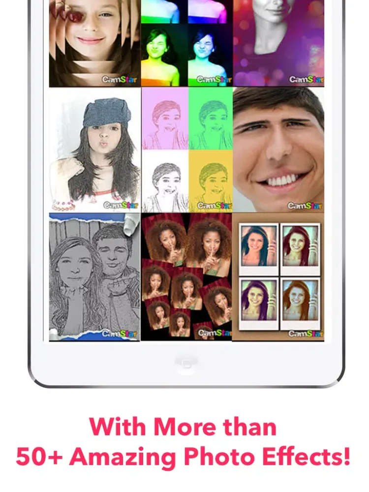 Capturas de tela do CamStar - Free Selfie Photo Effects for FB, PS Instagram & Snapchat iPad 