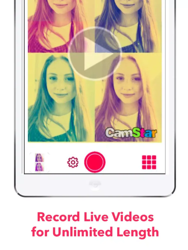 Capturas de tela do CamStar - Free Selfie Photo Effects for FB, PS Instagram & Snapchat iPad 