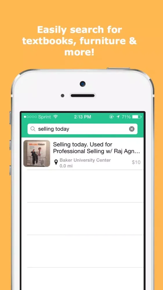 Captures d'écran de MyCampus : Buying & Selling at College Made Simple
