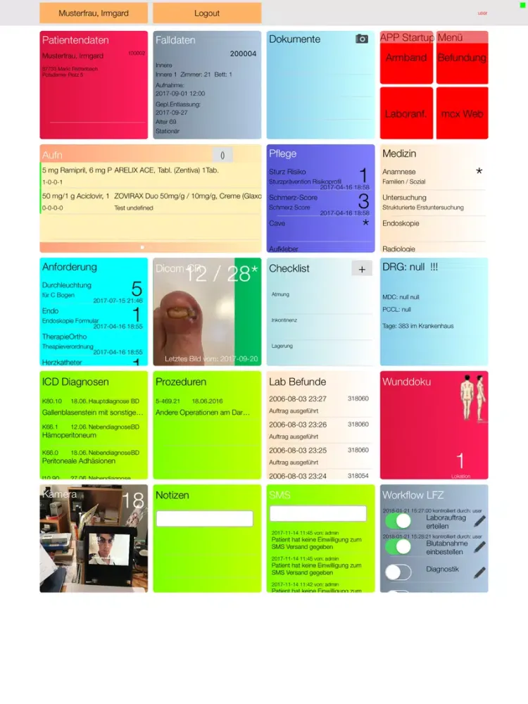 Zrzuty ekranu mcx connect iPad 