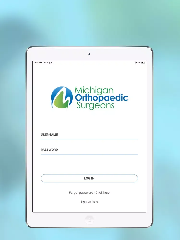 Capturas de pantalla de Michigan Orthopaedic Surgeons iPad 