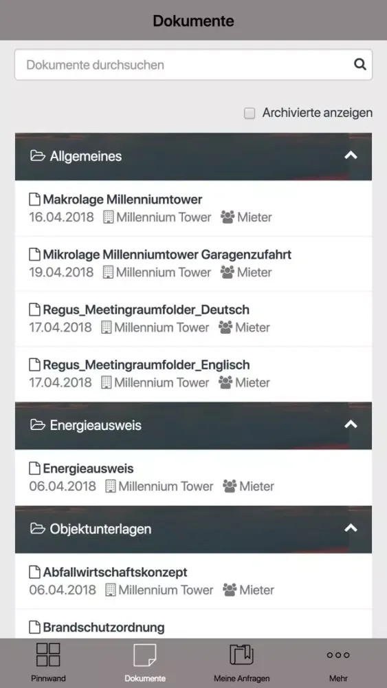 Millennium Tower Services应用截图