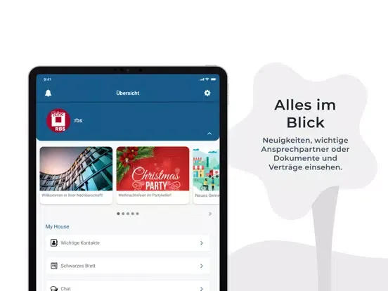 Meine RBS iPad Screenshots