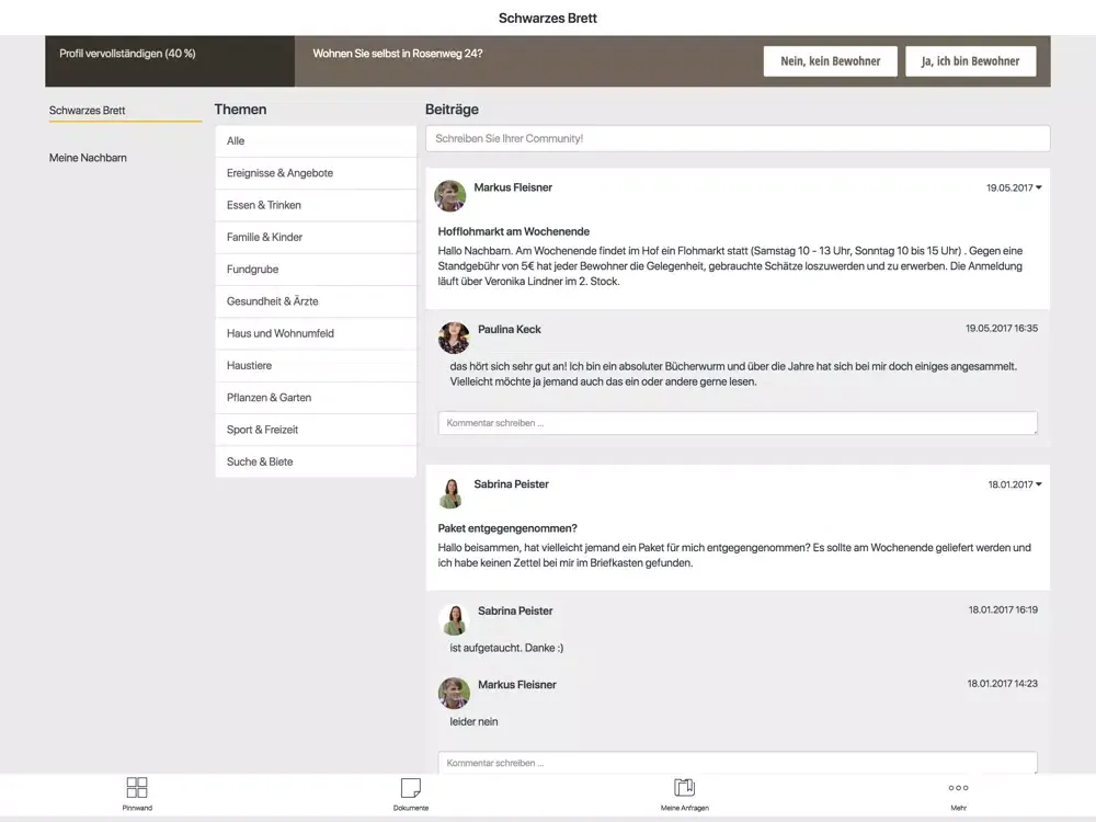 RKS Immobilienmanagement iPad  Screenshots