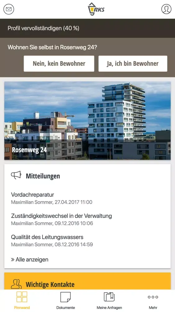 RKS Immobilienmanagement Screenshots