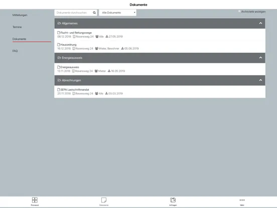 Capturas de pantalla de STRABAG RPS iPad 