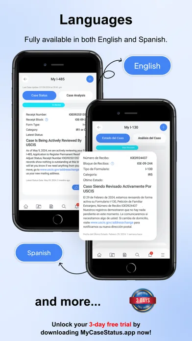 Your USCIS Case Tracker Pro स्क्रीनशॉट