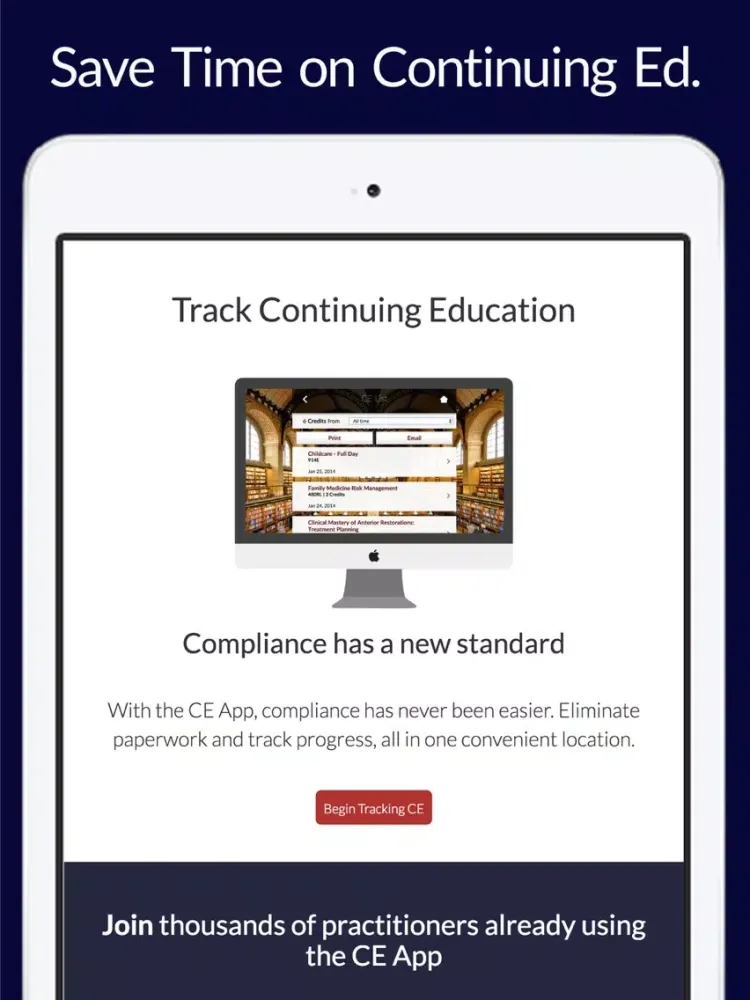 CE App - Find & Track CE/CME iPad  スクリーンショット