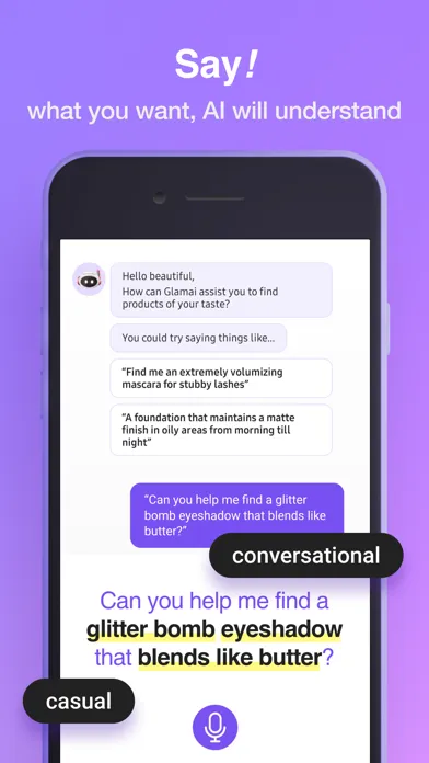 Tangkapan layar Glamai - AI Beauty Assistant