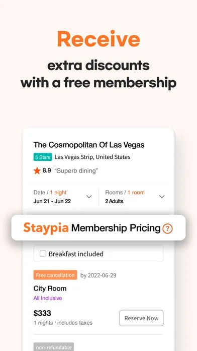 Capturas de tela do Staypia-Cheapest hotel booking