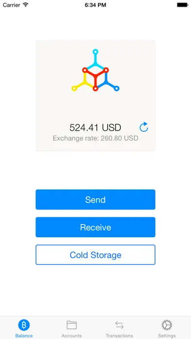 Mycelium Bitcoin Wallet Screenshots